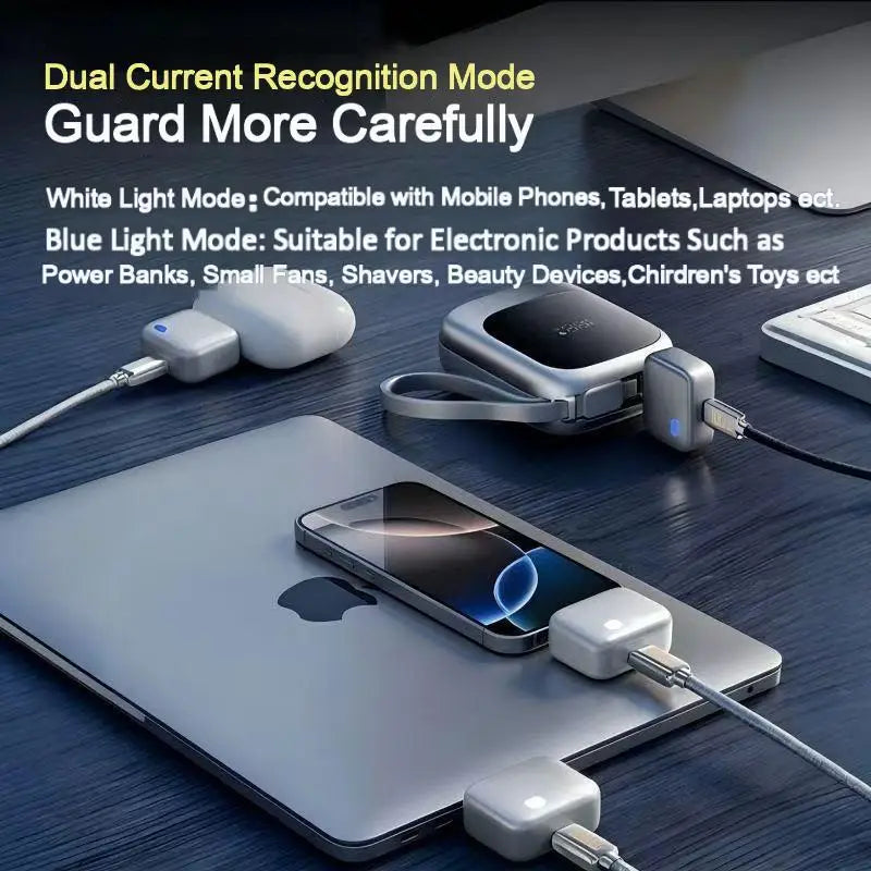 140W PD Auto-Eject Fast Charger AI Chip Overcharge Protection Smart Power Disconnector Full Charge for IOS Phones Tablets Laptop
