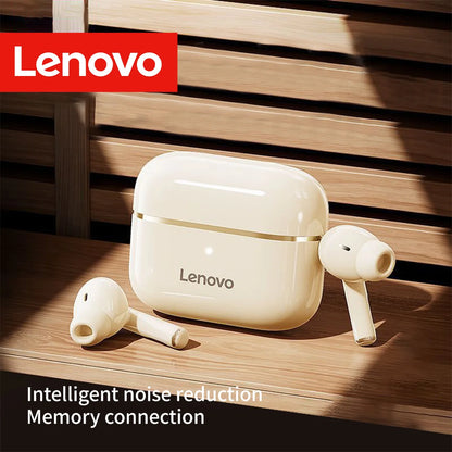 Lenovo Wireless Bt5.4 Low Latency Earbuds with Mic Hd Call Noise Reduction Long Standby Earphones Human Ear Design Headphones